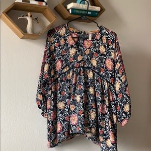 Knox Rose Floral Tunic Top